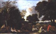Nicolas Poussin Paysage avec Junon et Argus painting